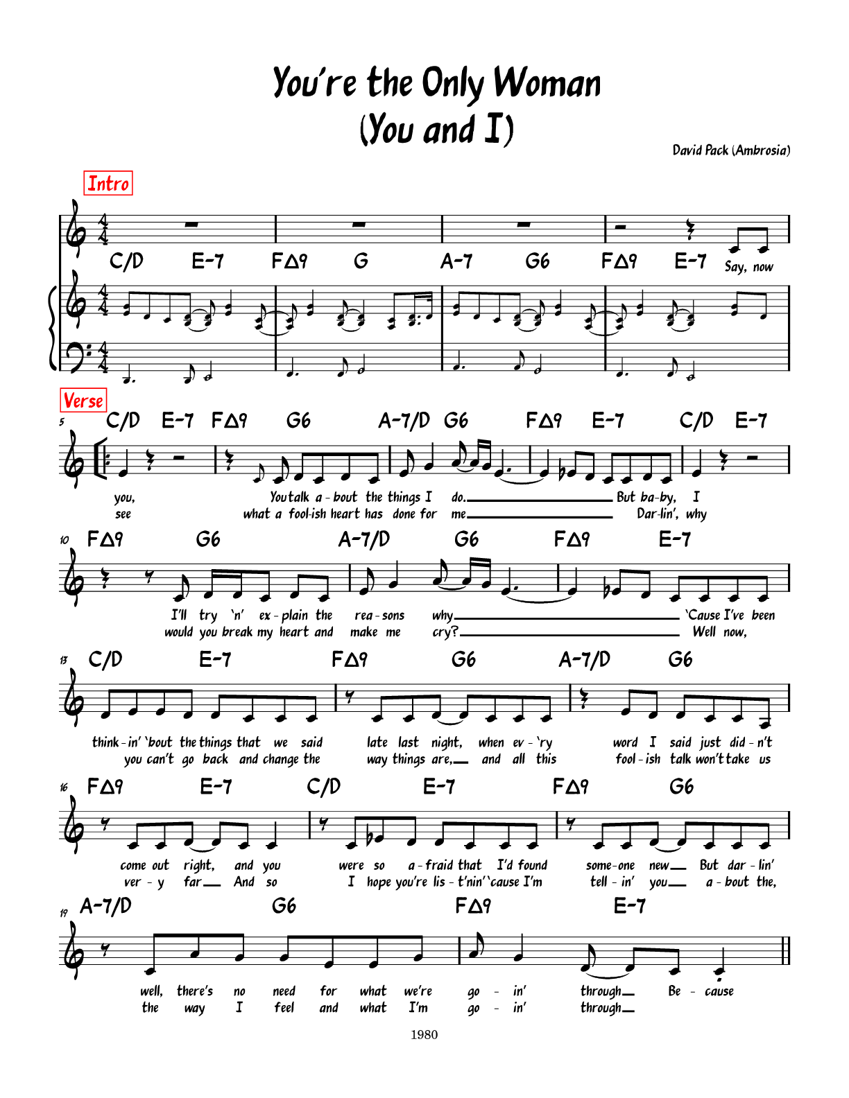 Sheet Music